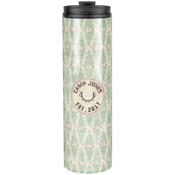 Custom Deer Stainless Steel Skinny Tumbler - 20 oz (Personalized)