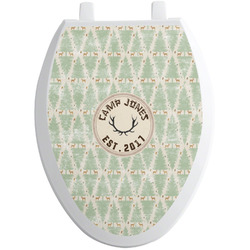 Deer Toilet Seat Decal - Elongated (Personalized)