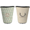 Deer Trash Can Black - Front and Back - Apvl