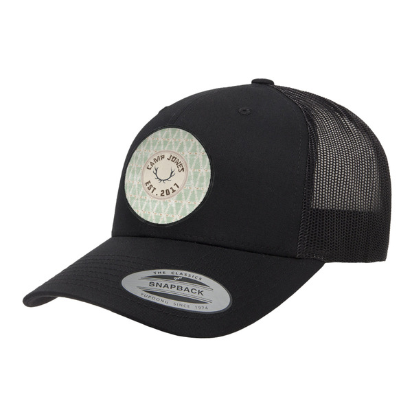 Custom Deer Trucker Hat - Black (Personalized)