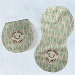 Deer Burp Pads - Velour - Set of 2 w/ Name or Text