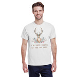 Deer T-Shirt - White - XL (Personalized)