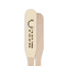 Deer Wooden Food Pick - Paddle - Single Sided - Front & Back