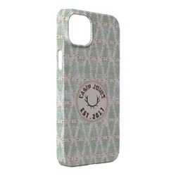 Deer iPhone Case - Plastic - iPhone 14 Plus (Personalized)