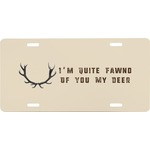 Deer Front License Plate (Personalized)