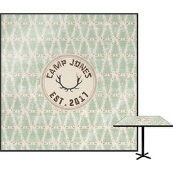Deer Square Table Top - 24" (Personalized)
