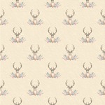 Deer Wallpaper & Surface Covering (Peel & Stick 24"x 24" Sample)