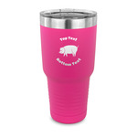 Barbeque 30 oz Stainless Steel Tumbler - Pink - Single Sided (Personalized)