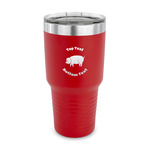 Barbeque 30 oz Stainless Steel Tumbler - Red - Single Sided (Personalized)