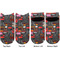 Barbeque Adult Ankle Socks - Double Pair - Front and Back - Apvl