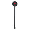 Barbeque Black Plastic 5.5" Stir Stick - Round - Single Stick