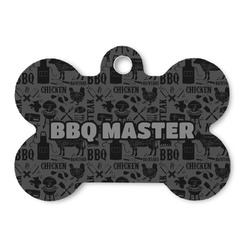 Barbeque Bone Shaped Dog ID Tag - Large (Personalized)