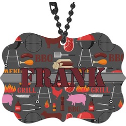 Barbeque Rear View Mirror Charm (Personalized)