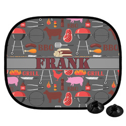 Barbeque Car Side Window Sun Shade (Personalized)