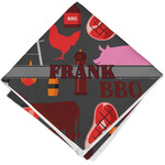 Barbeque Cloth Cocktail Napkin - Single w/ Name or Text