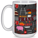 Barbeque 15 Oz Coffee Mug - White (Personalized)