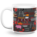 Barbeque 20 Oz Coffee Mug - White (Personalized)