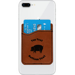 Barbeque Leatherette Phone Wallet (Personalized)