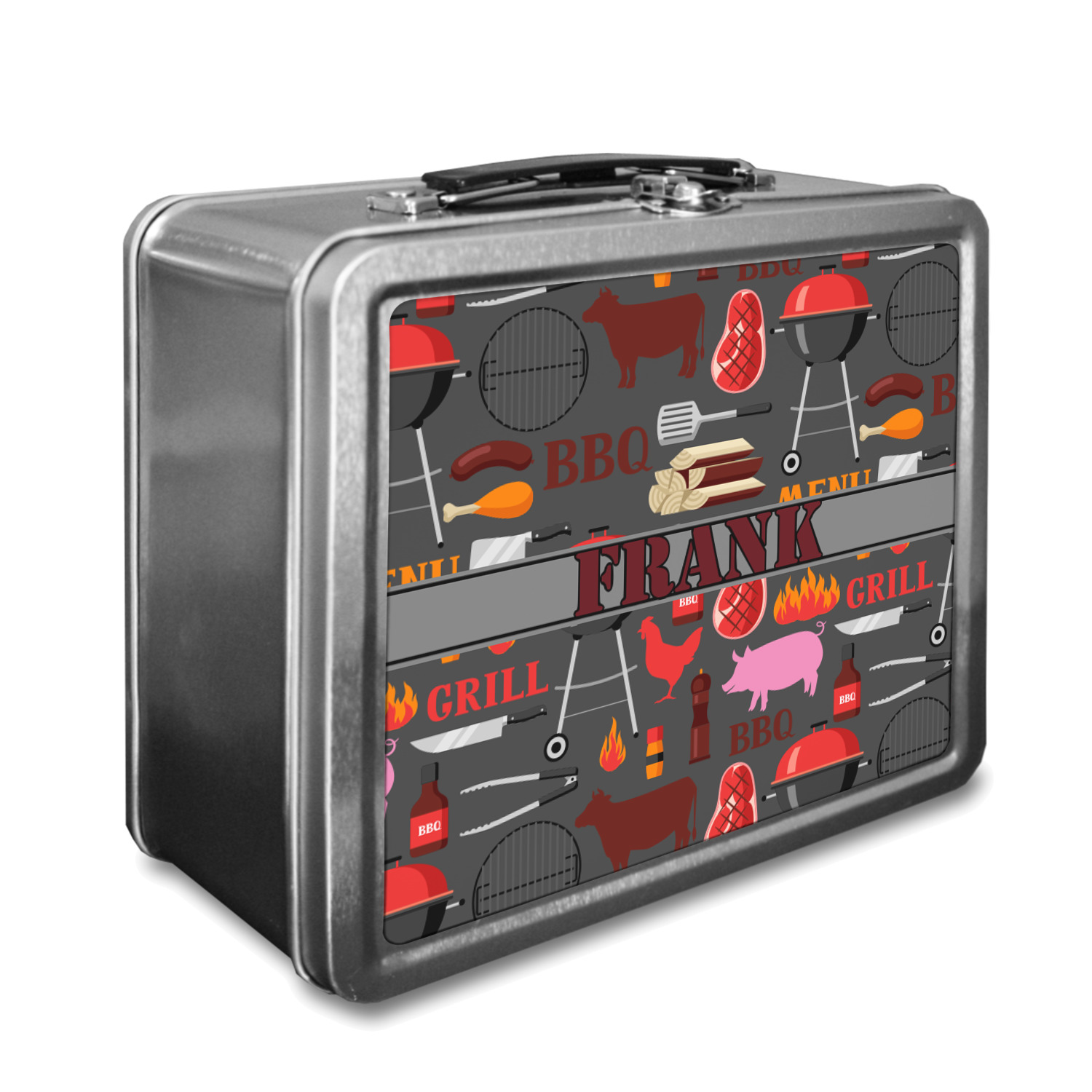 Custom Barbeque Lunch Box (personalized) 