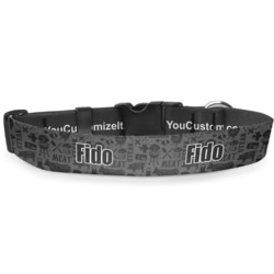 Barbeque Deluxe Dog Collar - Medium (11.5" to 17.5") (Personalized)
