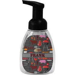 Barbeque Foam Soap Bottle - Black (Personalized)