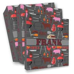 Barbeque 3 Ring Binder - Full Wrap (Personalized)