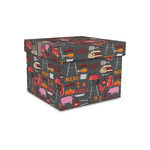 Barbeque Gift Box with Lid - Canvas Wrapped - Small (Personalized)