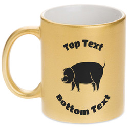 Barbeque Metallic Gold Mug (Personalized)