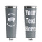 Barbeque Grey RTIC Everyday Tumbler - 28 oz. - Front and Back