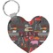 Barbeque Heart Keychain (Personalized)