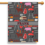 Barbeque 28" House Flag (Personalized)