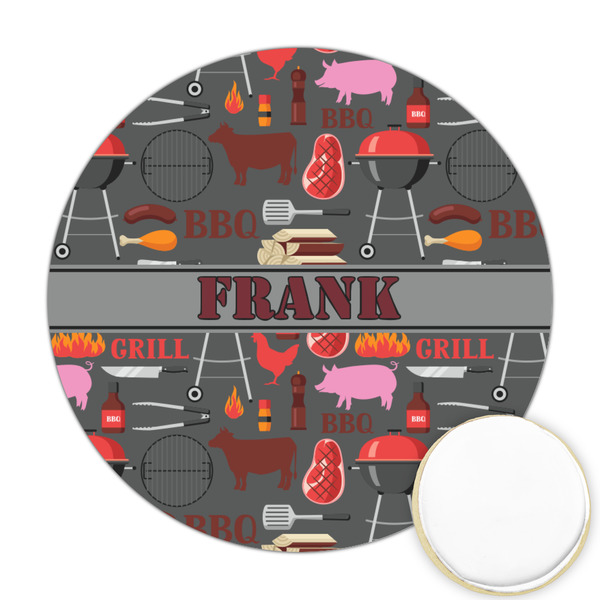 Custom Barbeque Printed Cookie Topper - 2.5" (Personalized)