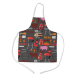 Barbeque Kid's Apron - Medium (Personalized)