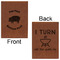 Barbeque Leatherette Journals - Large - Double Sided - Front & Back View