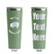 Barbeque Light Green RTIC Everyday Tumbler - 28 oz. - Front and Back