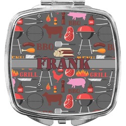 Barbeque Compact Makeup Mirror (Personalized)