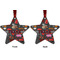 Barbeque Metal Star Ornament - Front and Back