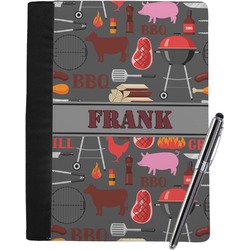 Barbeque Notebook Padfolio - Large w/ Name or Text
