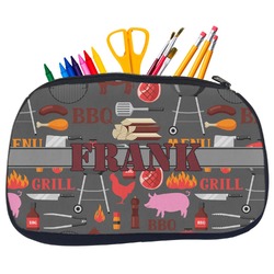 Barbeque Neoprene Pencil Case - Medium w/ Name or Text