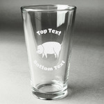 Barbeque Pint Glass - Engraved (Personalized)