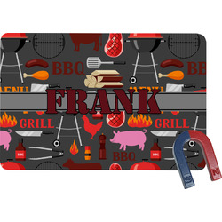 Barbeque Rectangular Fridge Magnet (Personalized)