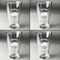 Barbeque Set of Four Engraved Beer Glasses - Individual View