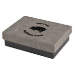 Barbeque Small Gift Box w/ Engraved Leather Lid (Personalized)