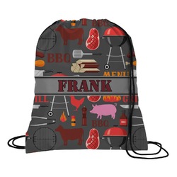 Barbeque Drawstring Backpack - Large (Personalized)