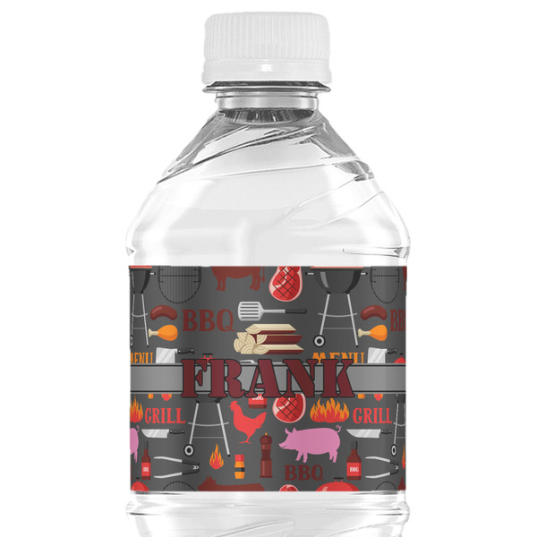 Custom Barbeque Water Bottle Labels - Custom Sized (Personalized)