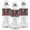 Barbeque Water Bottle Labels - Front View