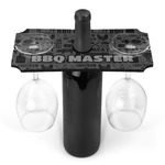 Barbeque Wine Bottle & Glass Holder (Personalized)