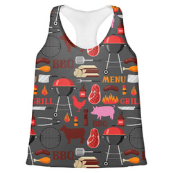 Barbeque Womens Racerback Tank Top - Medium