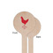 Barbeque Wooden 6" Stir Stick - Round - Single Sided - Front & Back