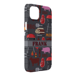 Barbeque iPhone Case - Plastic - iPhone 14 Plus (Personalized)